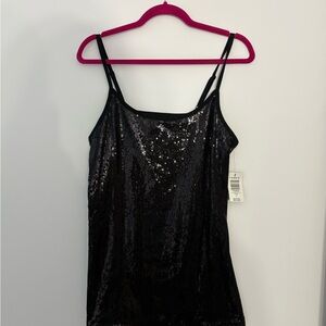 Torrid Foxy Sequin Black Women's Top